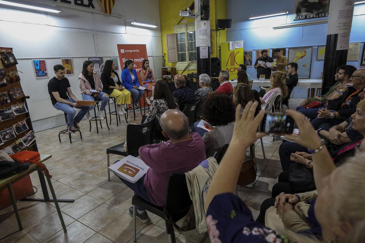 Cierre de campaña de Compromís per Elx el pasado viernes