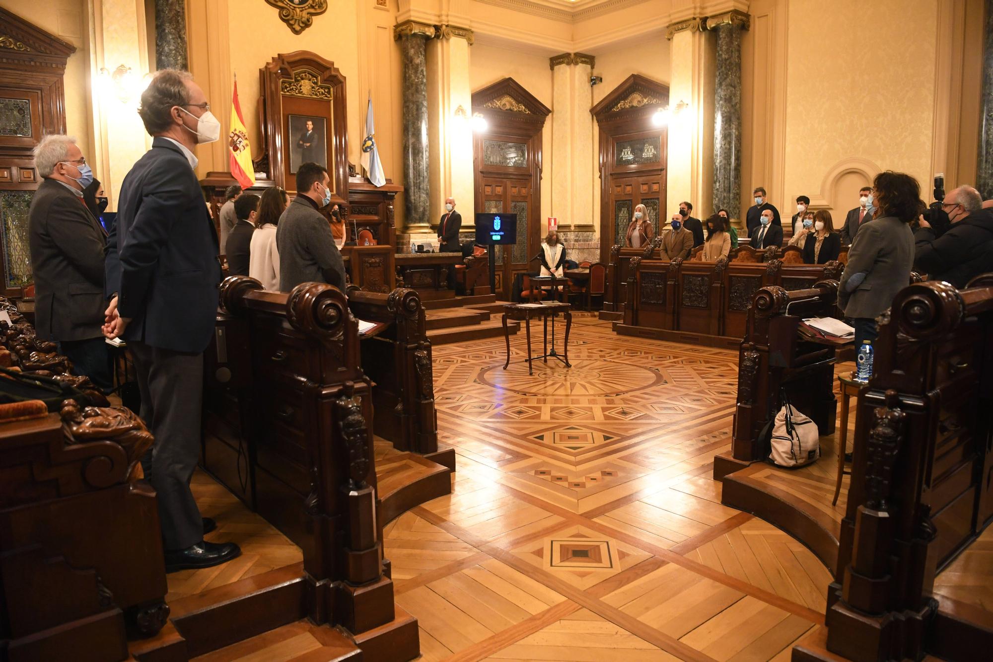 Pleno municipal en A Coruña