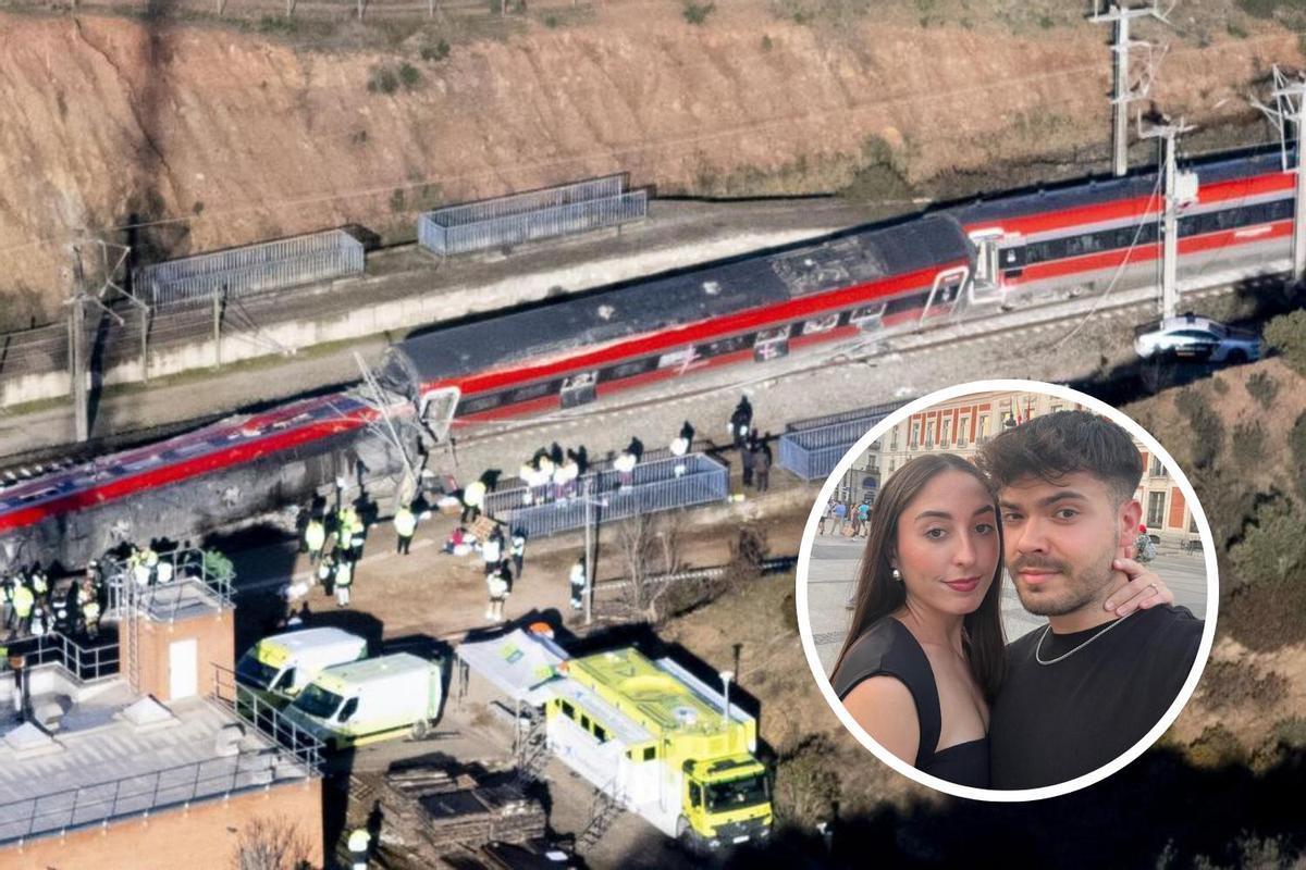 Ángela Carretero y Daniel Pineda viajaban en el vagón siete del tren de Iryo 6189