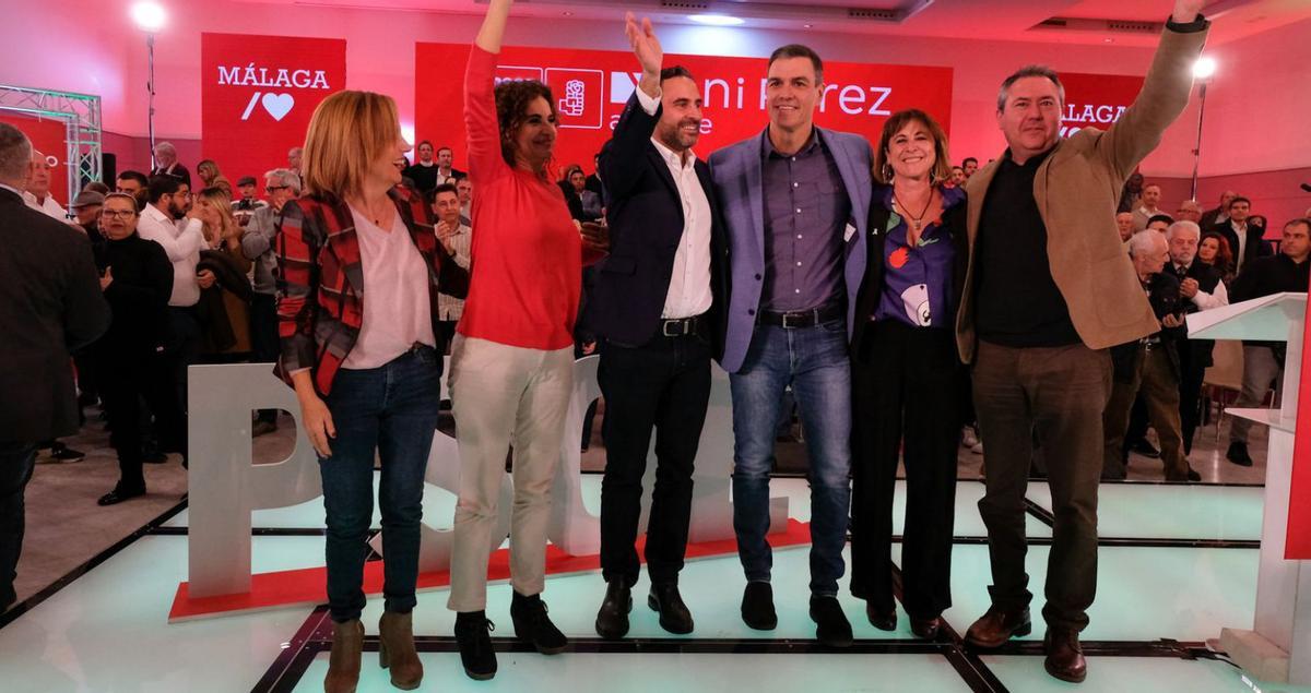 Teresa Rodríguez y Luis Rodrigo, candidato en Málaga.  | LA OPINIÓN