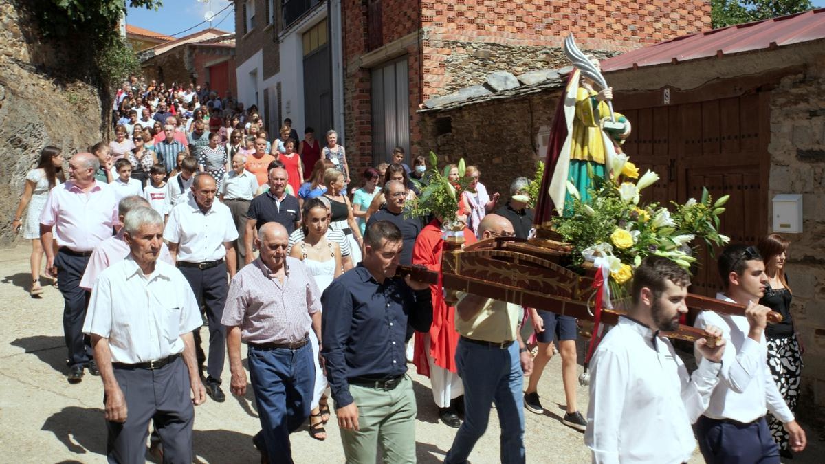 Procesión en honor a Santa Eulalia de Mérida.