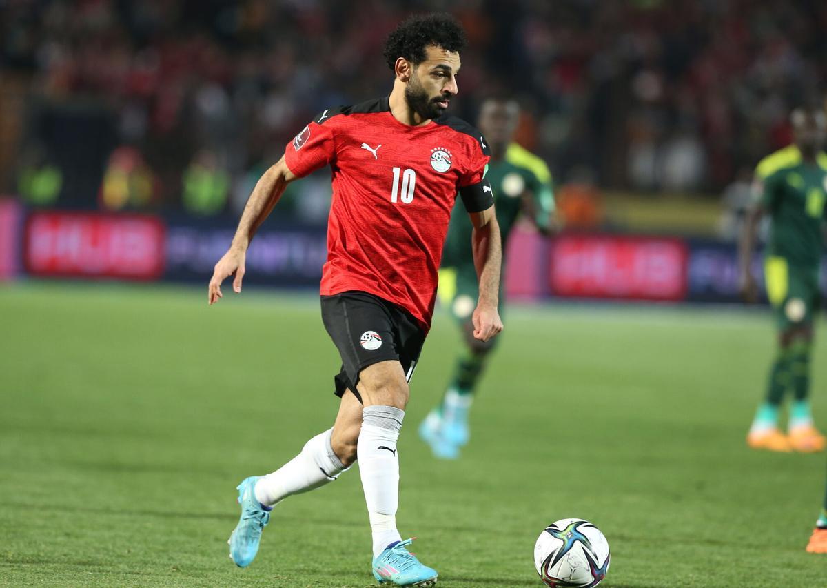 Mohamed Salah, gran estrella de la selección egipcia que jugará contra Irán en el Lumen Field de Seattle, en la primera fase del Mundial 2026. EFE/EPA/KHALED ELFIQI. NO VENTAS ZONA EPA