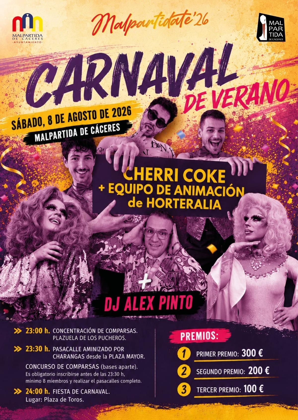 Cartel del Carnaval de Verano.