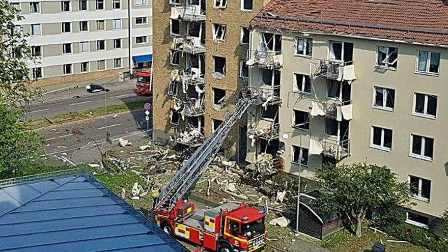 Suècia Almenys 20 ferits en una forta explosió