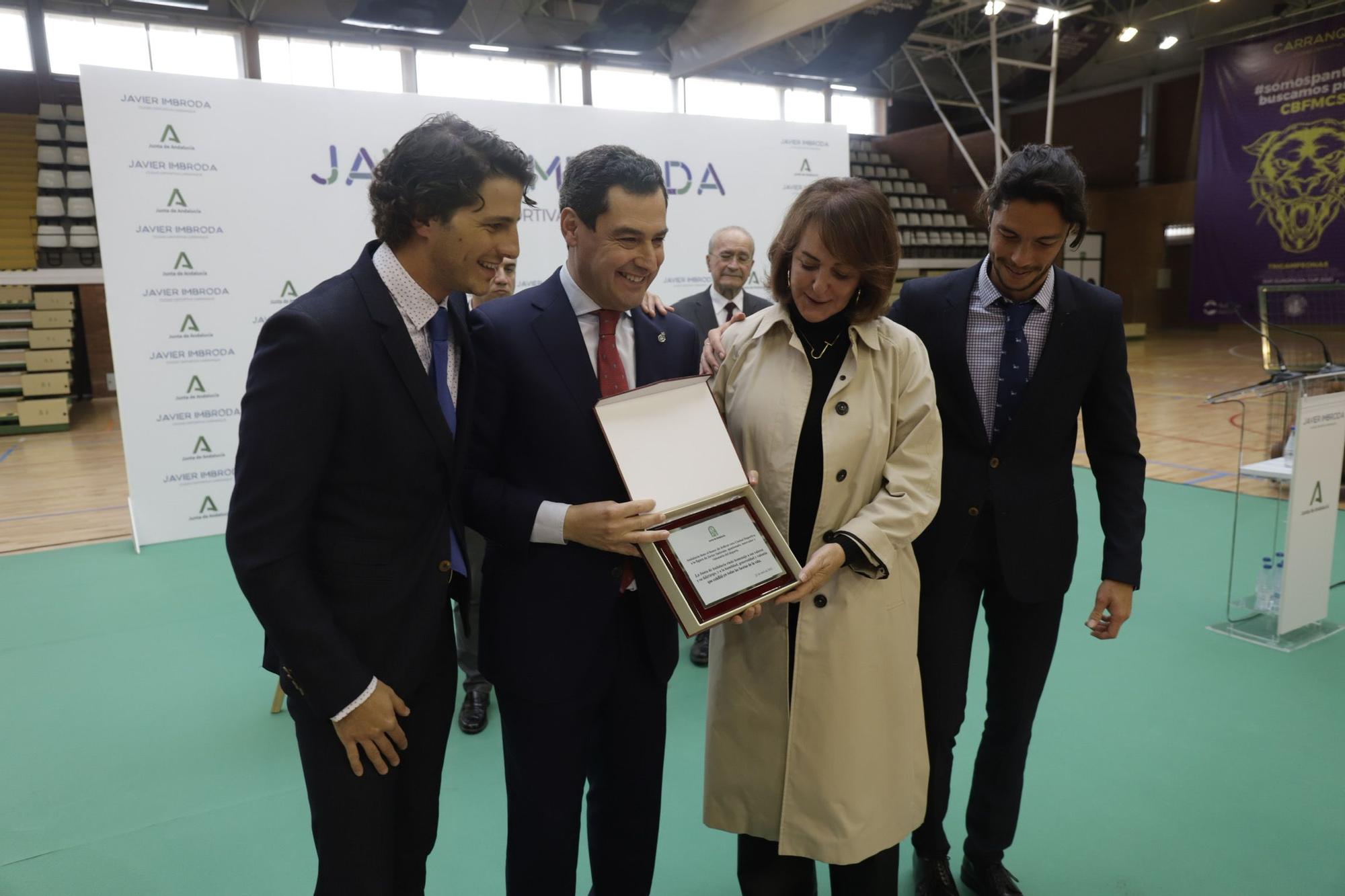 Las imágenes del homenaje a Javier Imbroda en Carranque