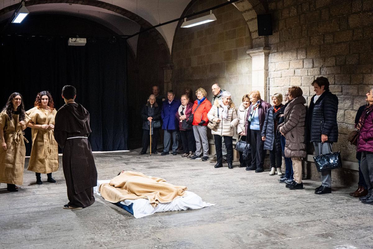 MANRESA . FIRA SANT ANDREU . VISITA TEATRALITZADA AL HOSPITAL DE SANT ANDREU