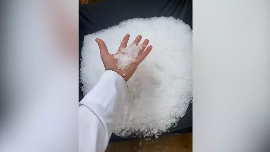 Borrasca Martinho en Mallorca: así ha sido la granizada en Cala Pi