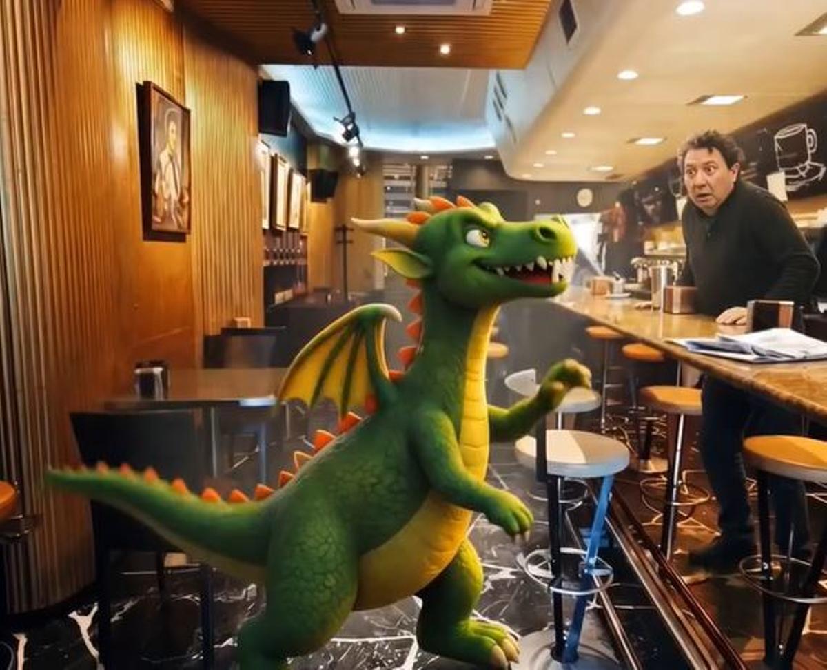 Un fotograma del reel del restaurant Las Vegas de Manresa