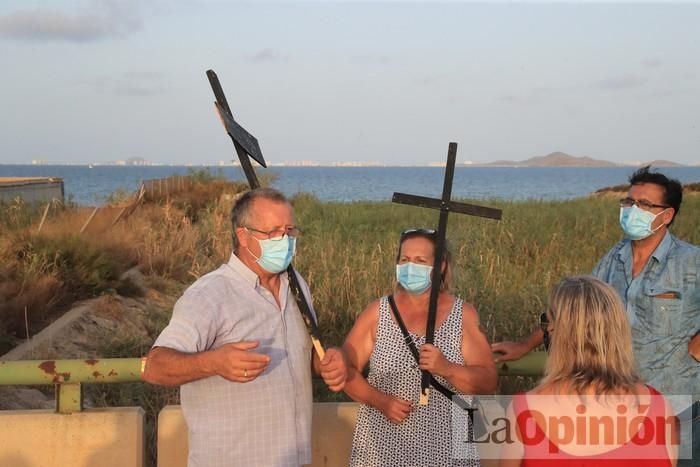 Protesta contra el estado del Mar Menor