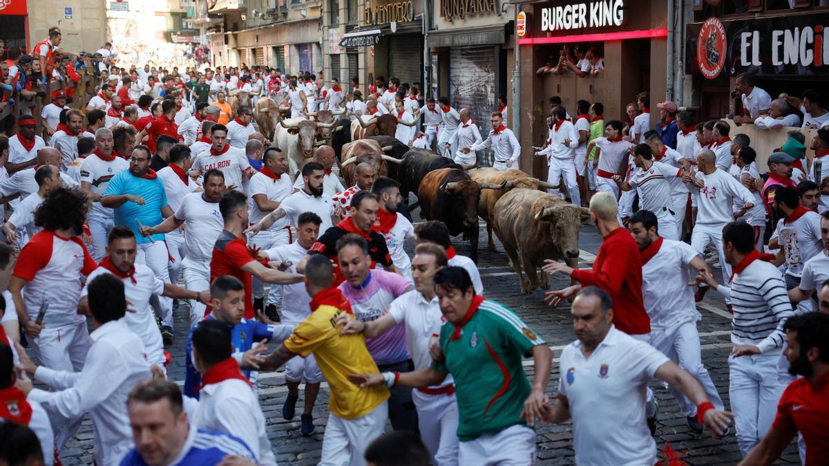 Primer encierro de los Sanfermines 2022