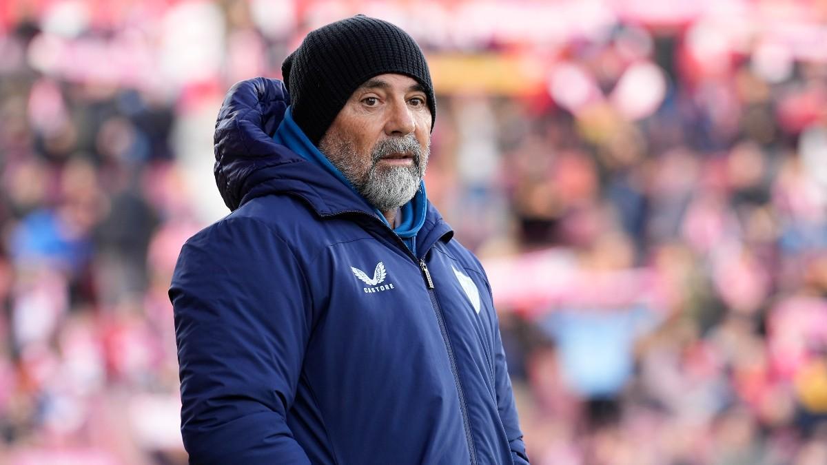 Sampaoli, en la banda de Montilivi