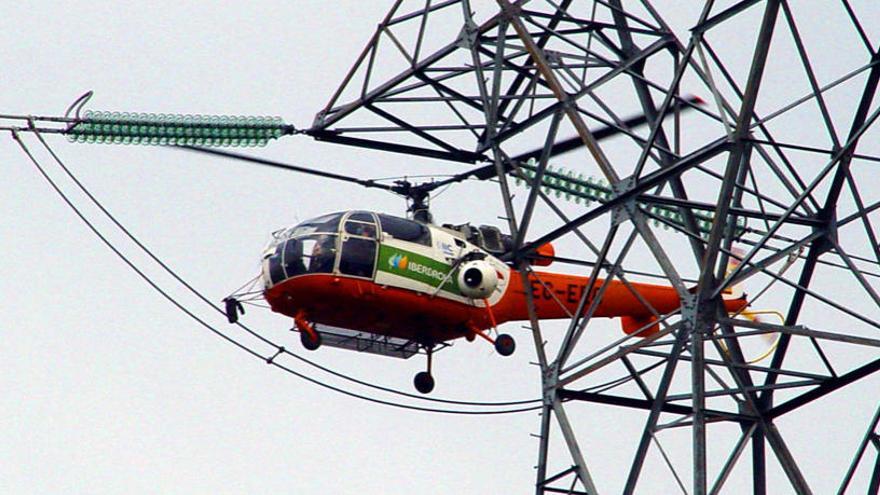 Algunas revisiones se han realizado transportando en un helicóptero cámaras termográficas