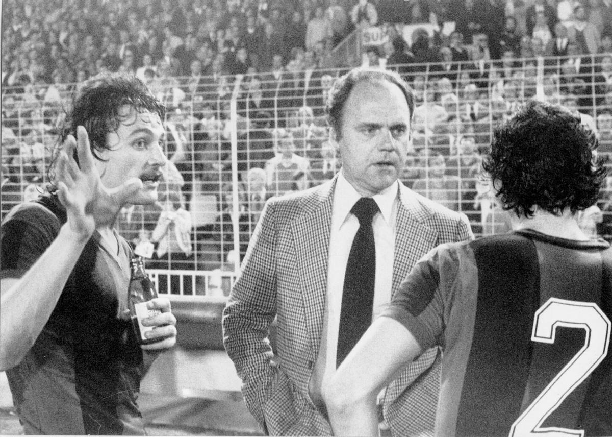 Lucien Muller, durante su etapa como entrenador del Barça en 1978.