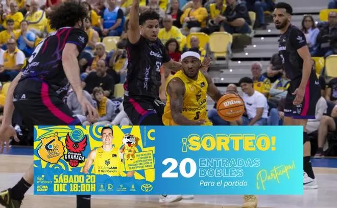 ¡Entra en la Zona Basket! Participa y gana entradas para vivir la emoción de Dreamland Gran Canaria vs. Coviran Granada