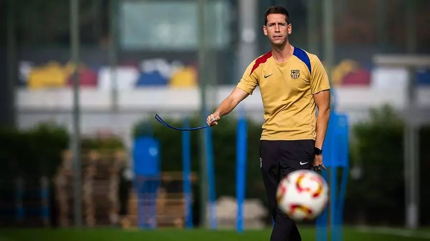 Albert Sánchez sobre el próximo partido contra la Real Sociedad B: "Tenemos muchas ganas de victoria"