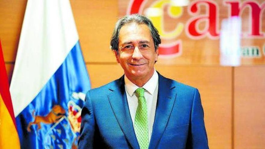 El nuevo presidente de la Cámara de Comercio de Gran Canaria, Luis Padrón. | | E.D.