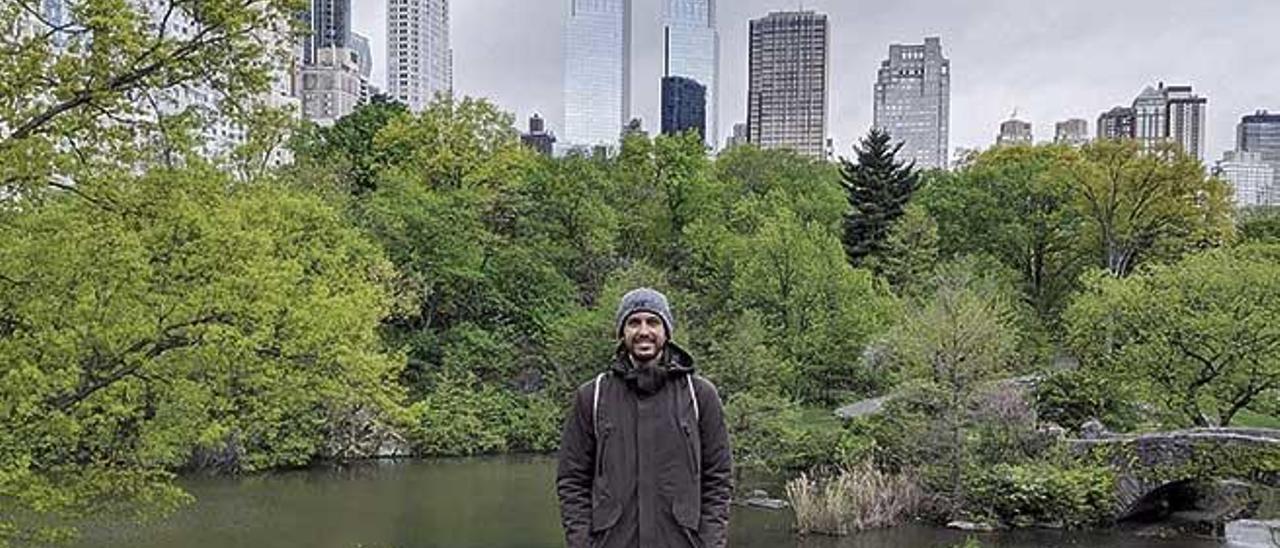 El investigador mallorquÃ­n SebastiÃ  Franch, en el Central Park de Nueva York, la semana pasada.