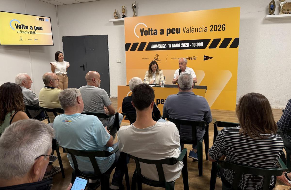 Presentación en la sede de la SD Correcaminos, organizadora del evento.