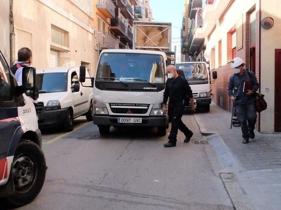 Operació policial antidroga en uns pisos de Figueres