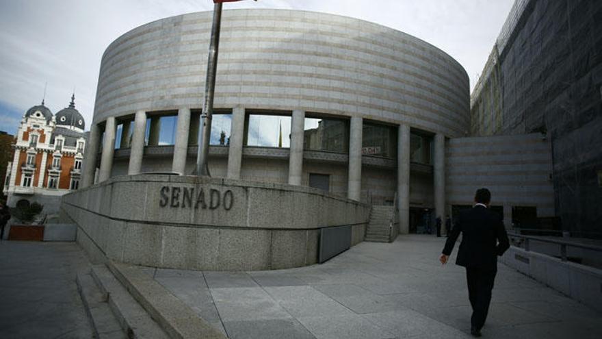 Una imagen del exterior del Senado.