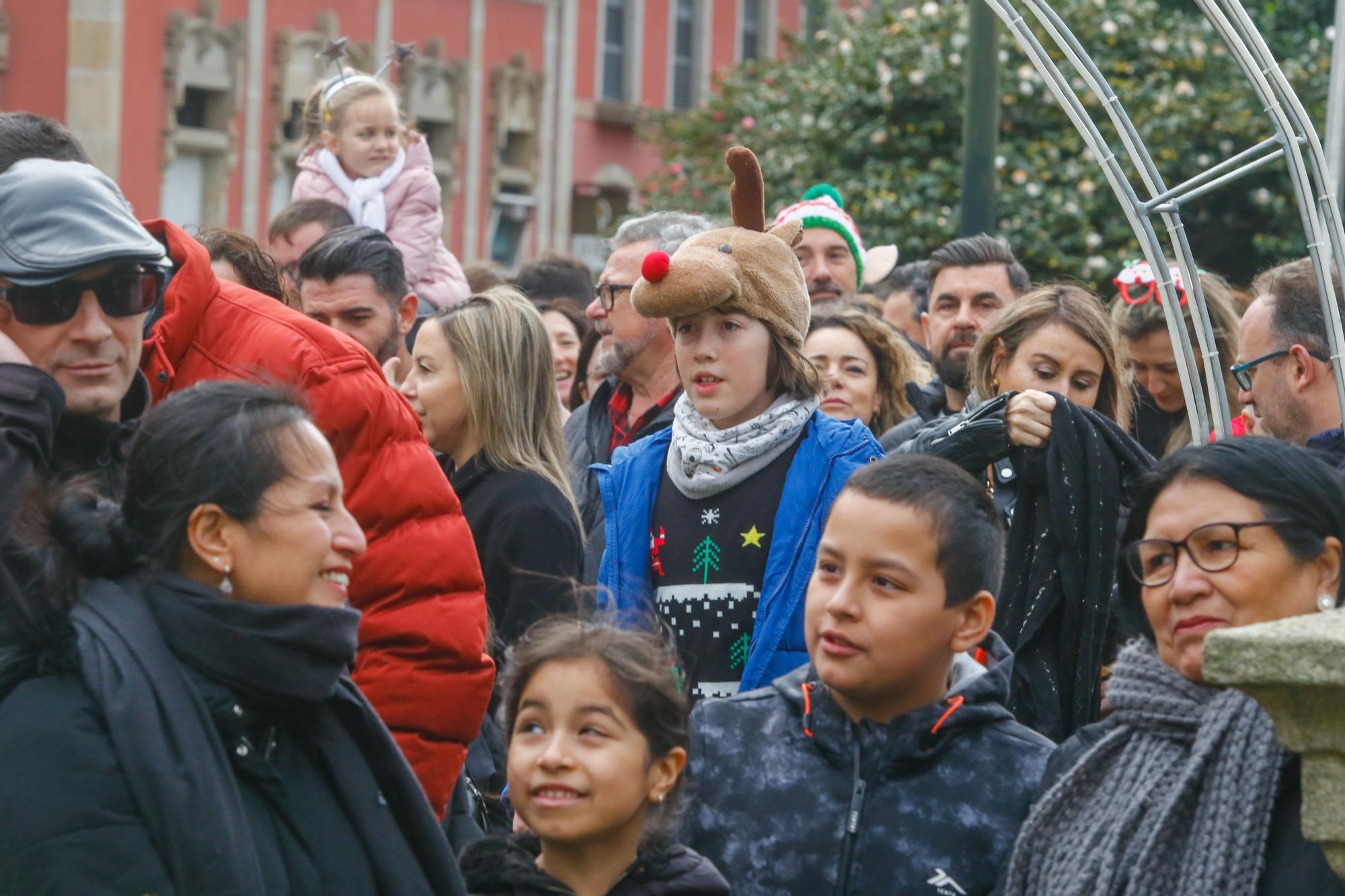 Ni con Pedroche, ni con Obregón: Vilagarcía ya dio la bienvenida al nuevo año