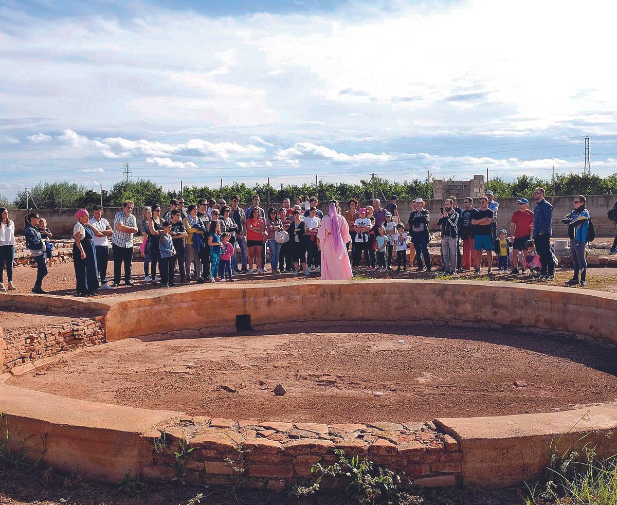 Recreación histórica en la villa romana de Benicató.