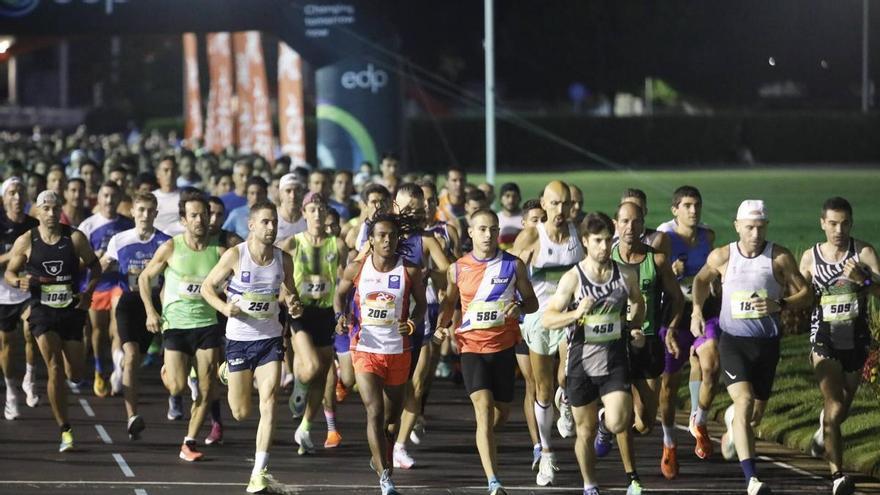 Restricciones de tráfico por la carrera nocturna de Gijón este fin de semana