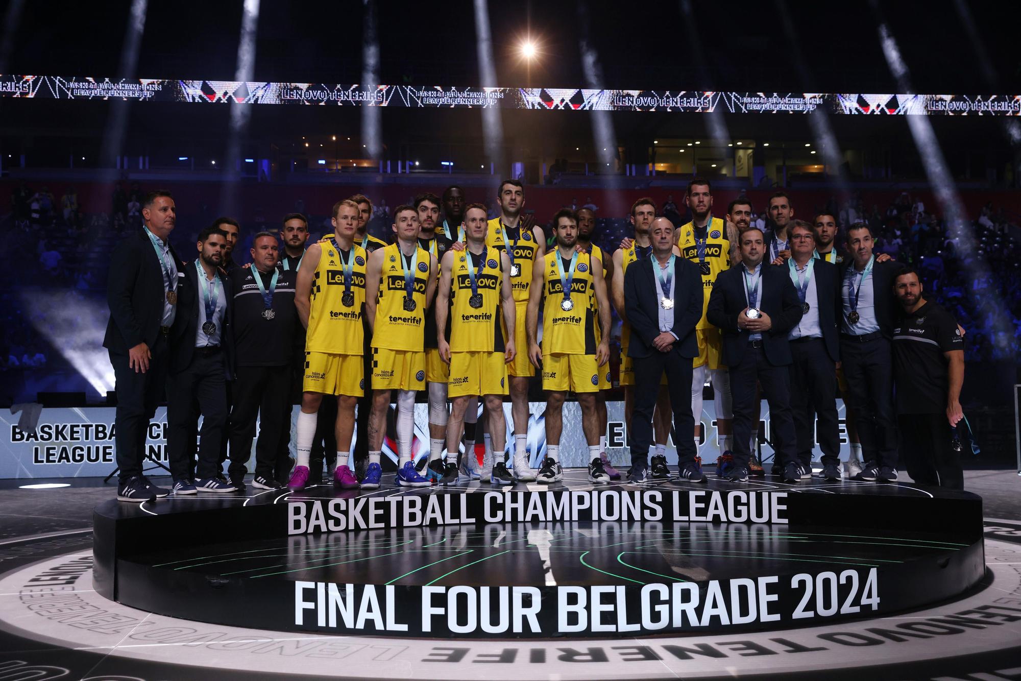 Partido de la final de la Basketball Champions League Final Four Lenovo Tenerife-Unicaja Málaga, en imágenes