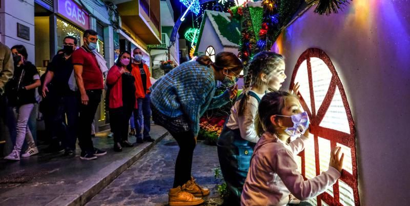 Recorrido por la iluminación en el casco de Gáldar