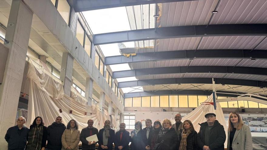 El diputado de IU Enrique Santiago visita Doña Mencía para conocer de primera mano los daños por el temporal