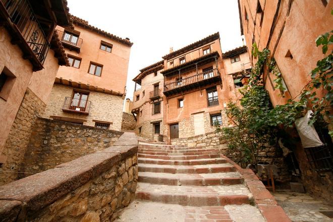 En las calles de Albarracín, en Teruel