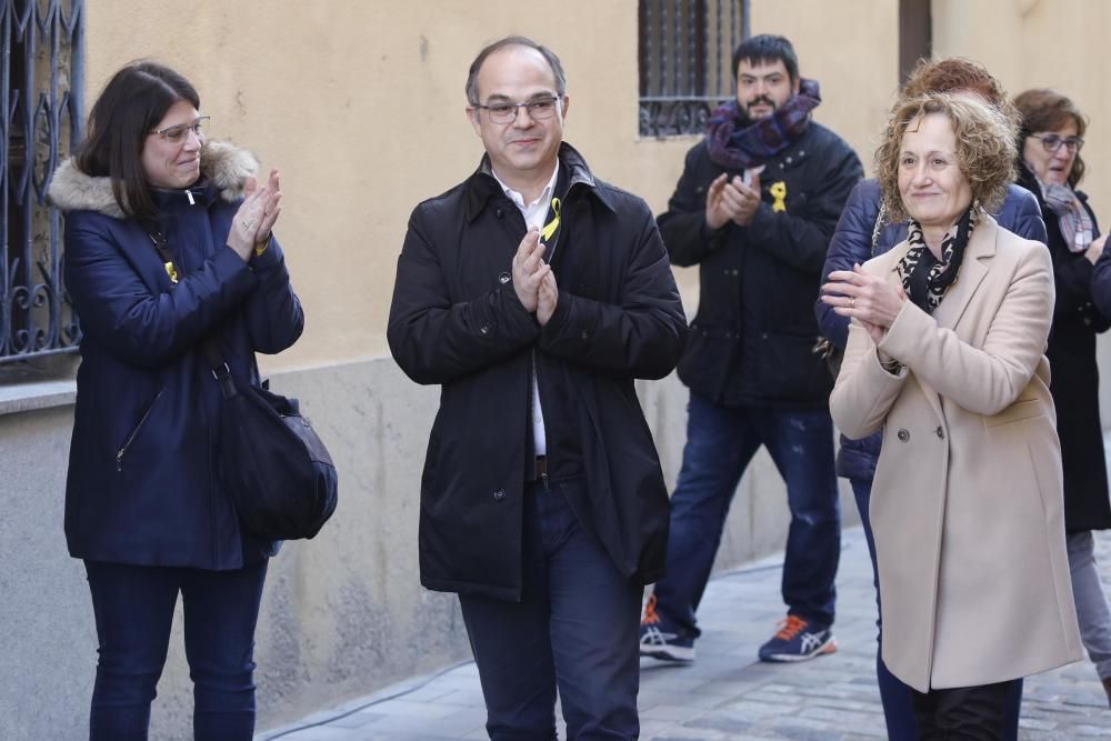 Turull visita la família de Puigdemont a Amer