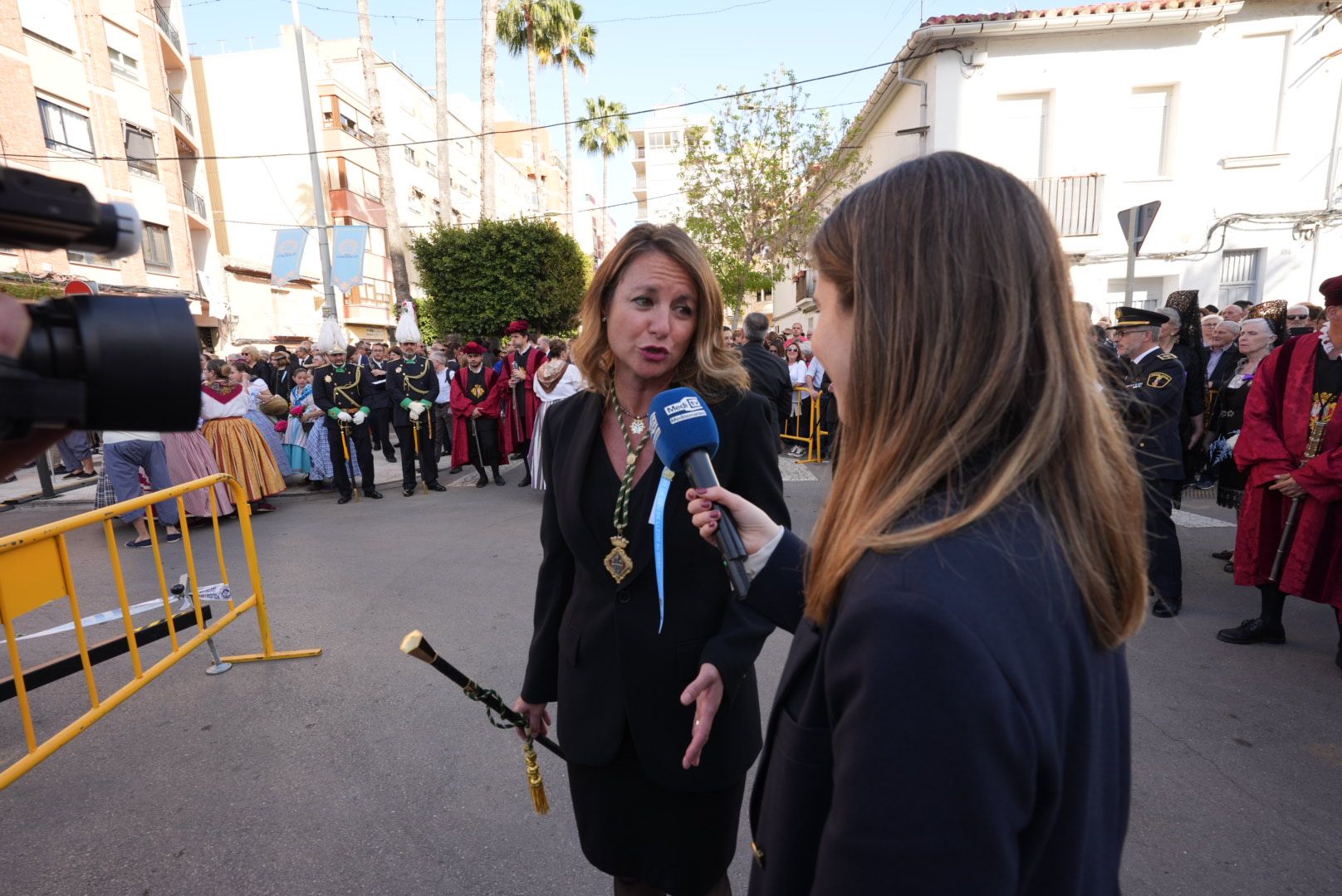 Galería de imágenes: La Virgen del Lledó llega a la plaza de la Virgen del Carmen en el Gau