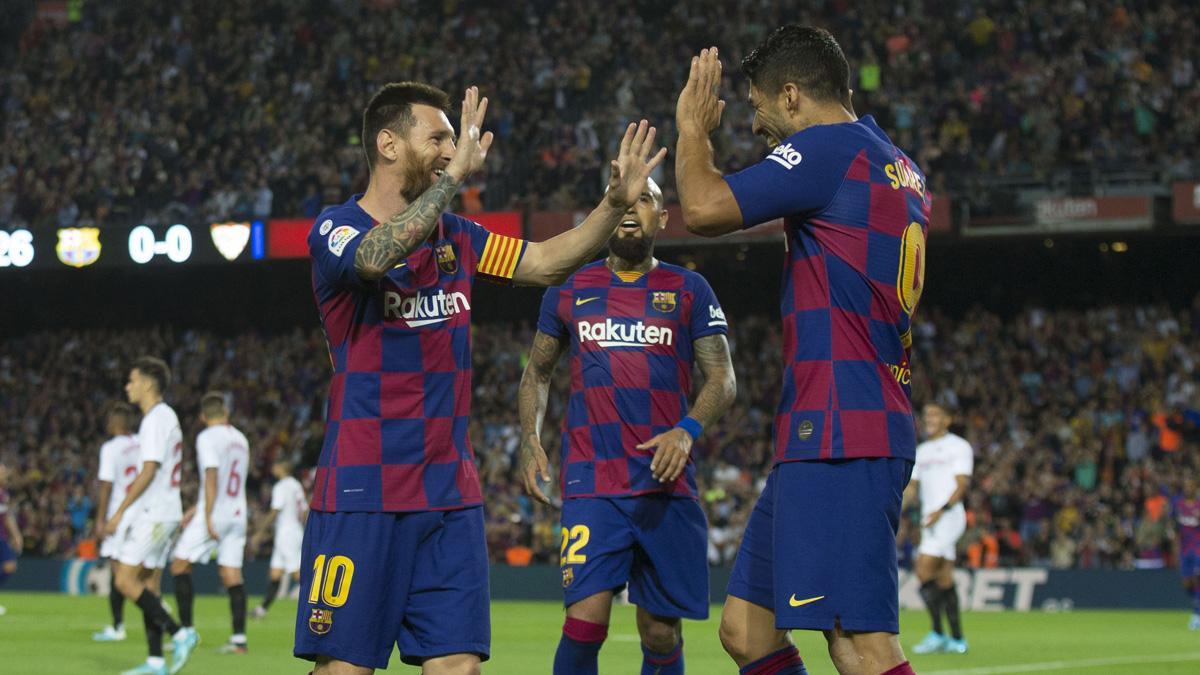 Suárez y Messi en sus tiempos como jugadores del FC Barcelona