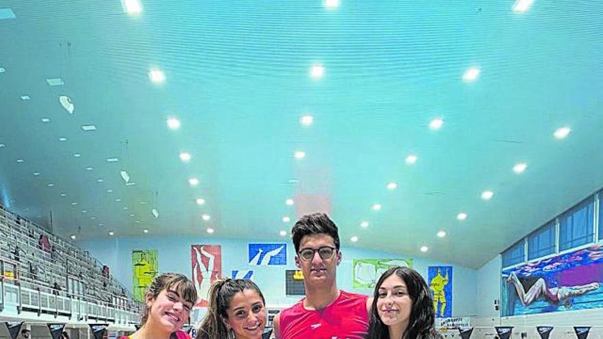 Diez medallas para la natación alicantina en el mitin de Amberes