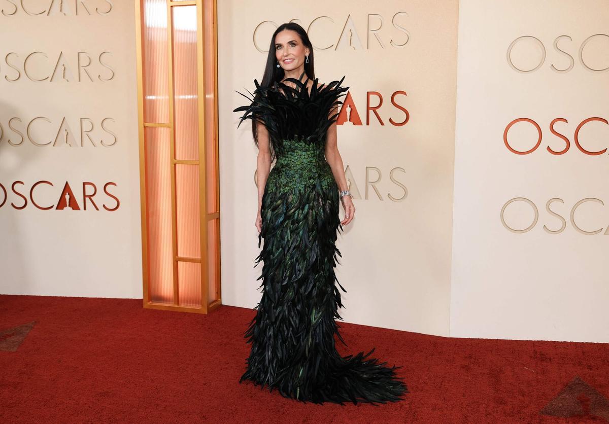 US actress Demi Moore attends the 98th Annual Academy Awards at the Dolby Theatre in Hollywood, California on March 15, 2026. (Photo by ANGELA WEISS / AFP)