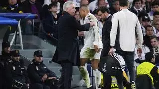 La eliminación del Real Madrid abre un pulso (entre Florentino y Ancelotti) y un dilema (Vinícius o Rodrygo)