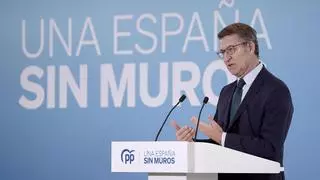 Feijóo: "Sánchez ha elegido acabar el año brindando con Bildu"