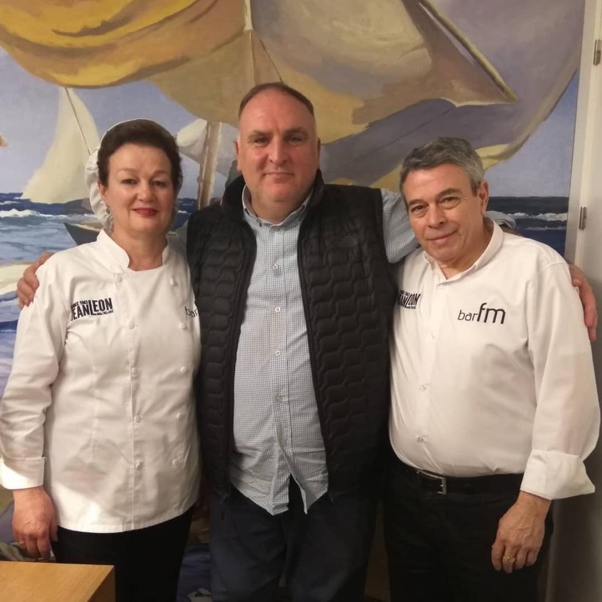 José Andrés en el bar FM de Granada