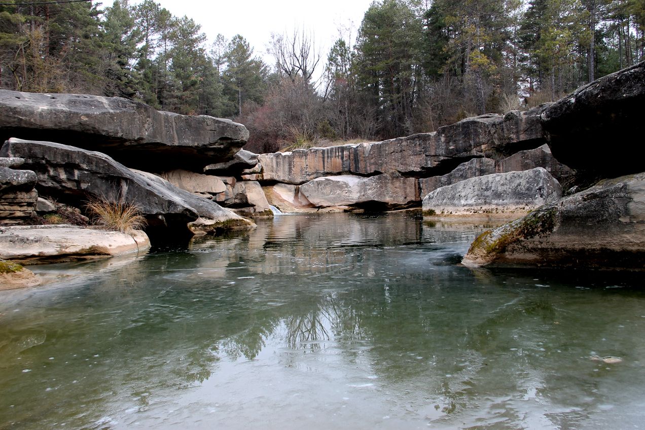 El gorg Blau de la riera de Merlès