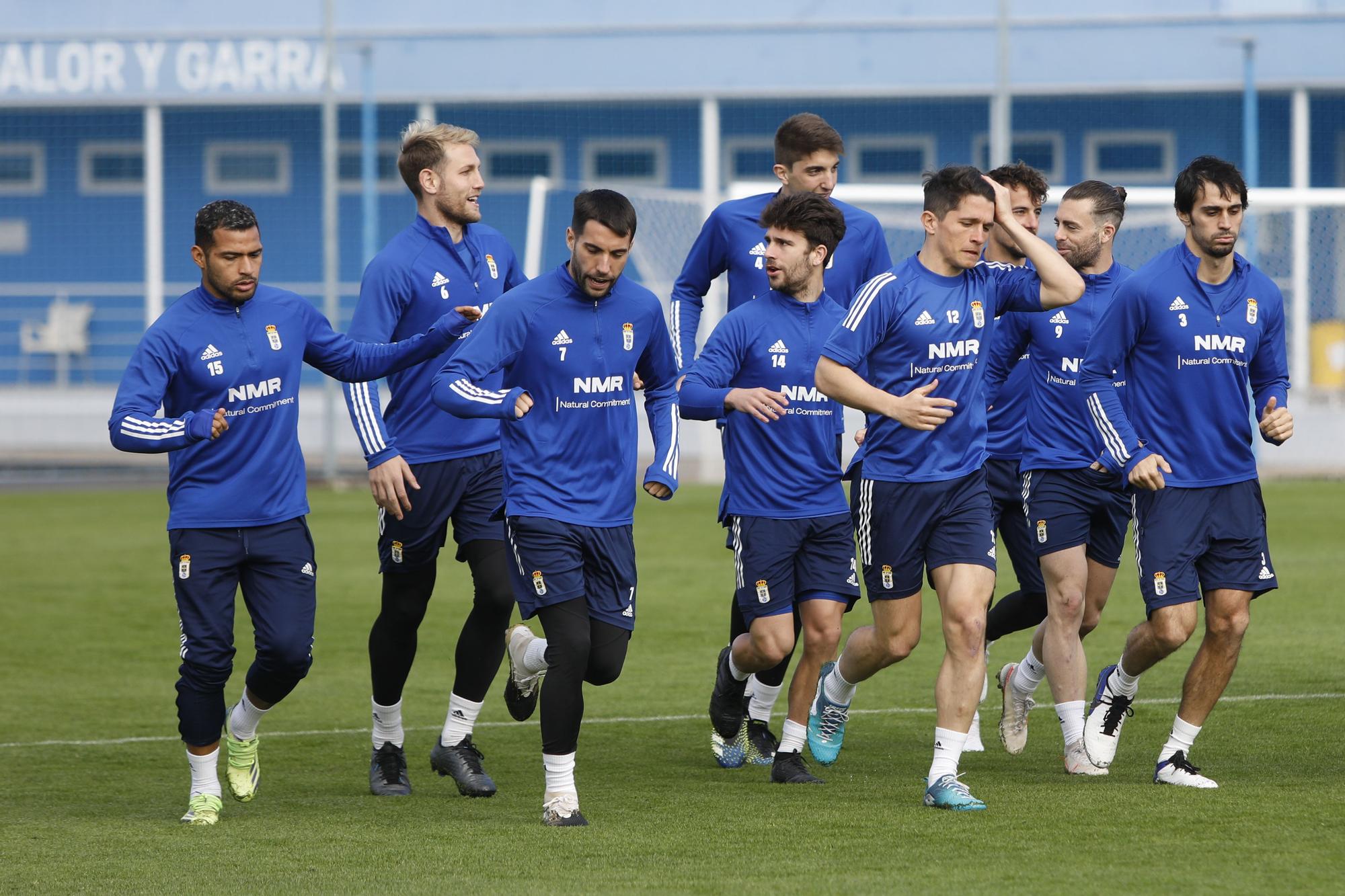 El entrenamiento del Oviedo