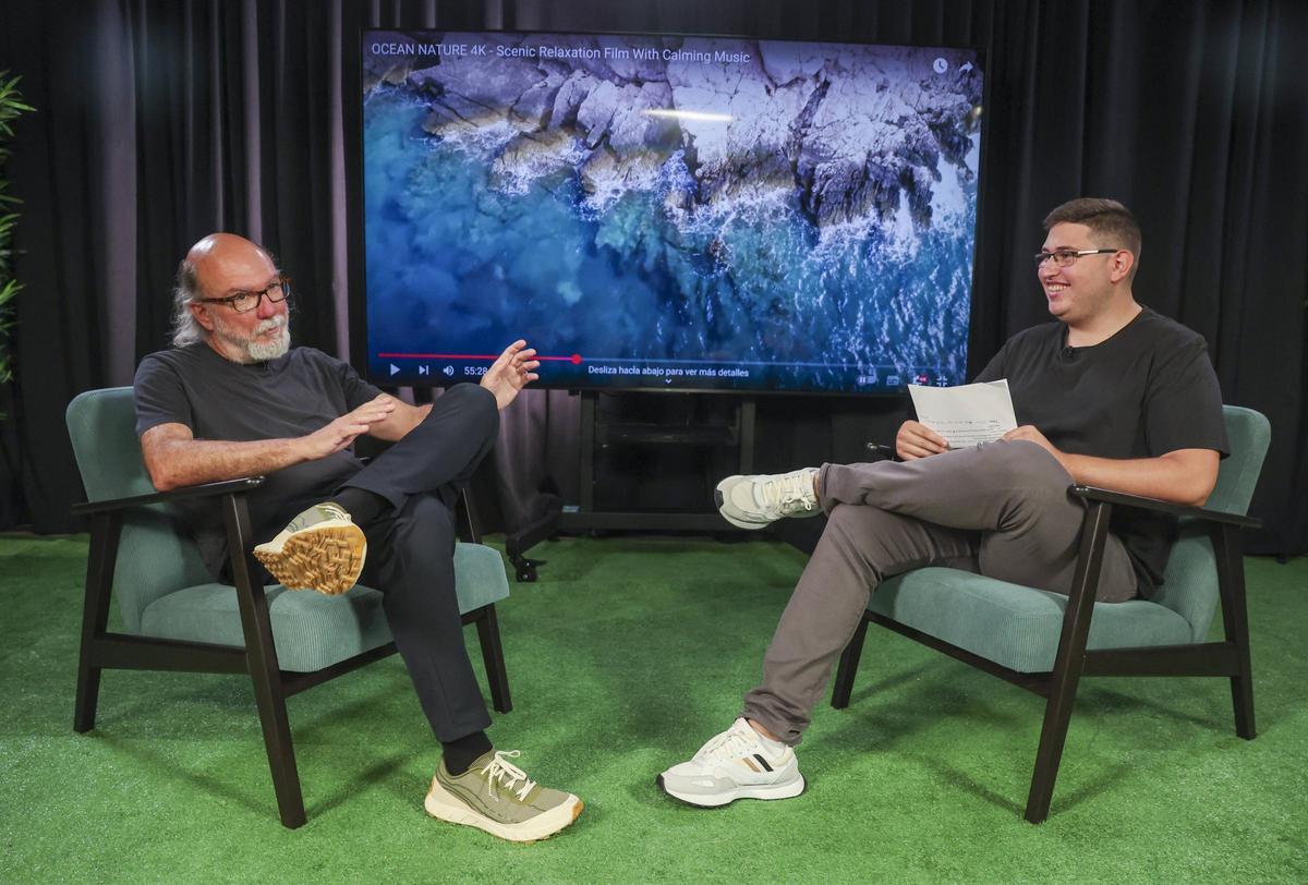 Toni Segarra, durante la entrevista en el Diario SPORT.