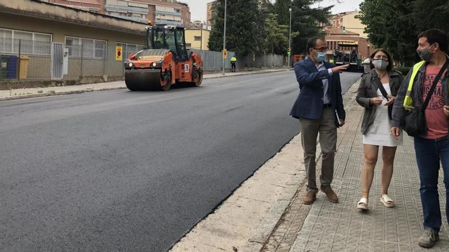 Visita d&#039;obres al carrer de la Sagrada Família