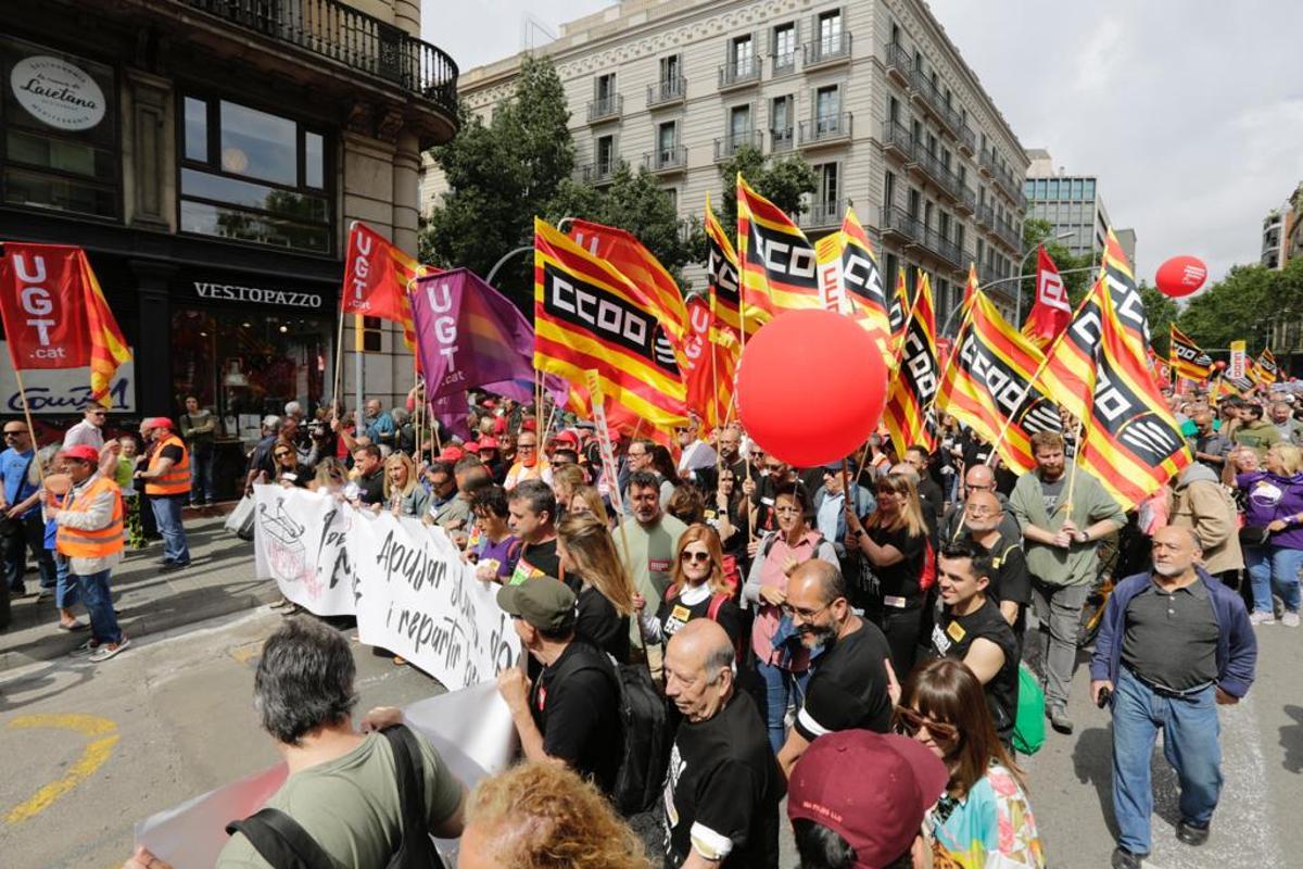 Primero de Mayo en Barcelona