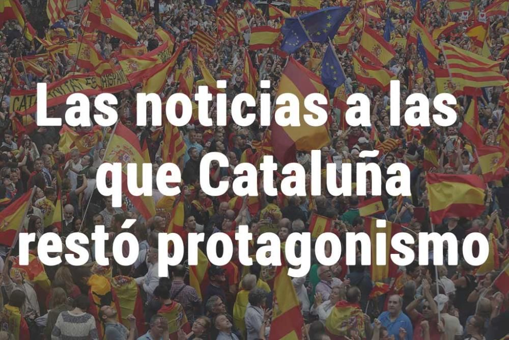 Las noticias a las que Cataluña restó protagonismo