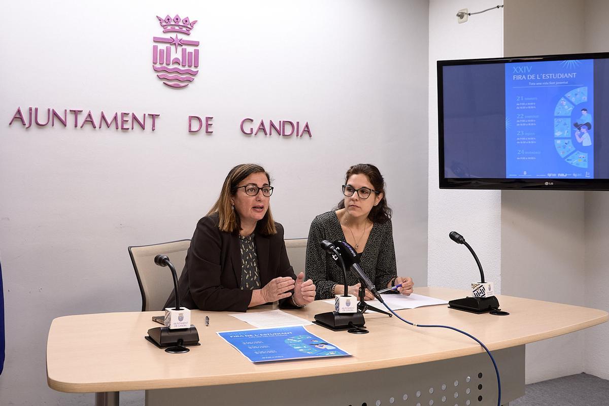 Rueda de prensa sobre la Fira de l'Estudiant (Gandia)