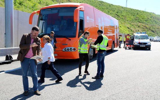 L'autobús d'Hazte Oir a Catalunya