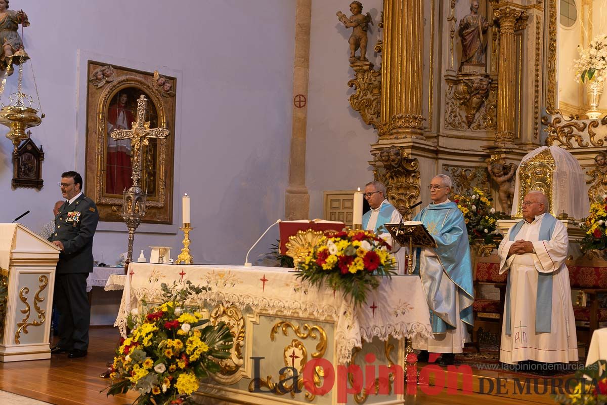 Celebración de la patrona de la Guardia Civil en Caravaca