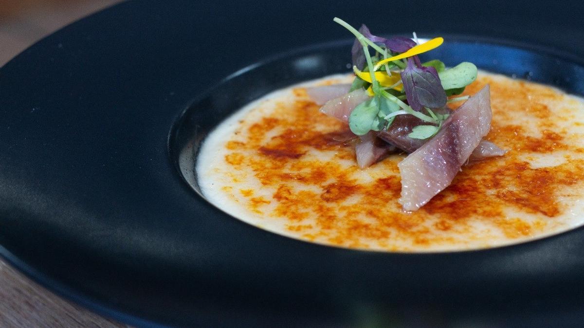 Mazamorra, una de las tapas de la Ruta de la Tapa Sin Gluten de Córdoba.