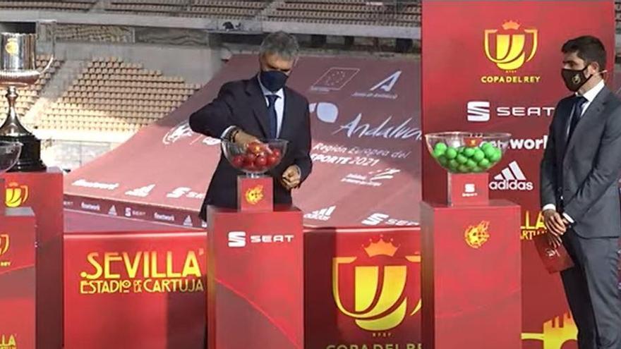 Una imagen del sorteo de la Copa del Rey.